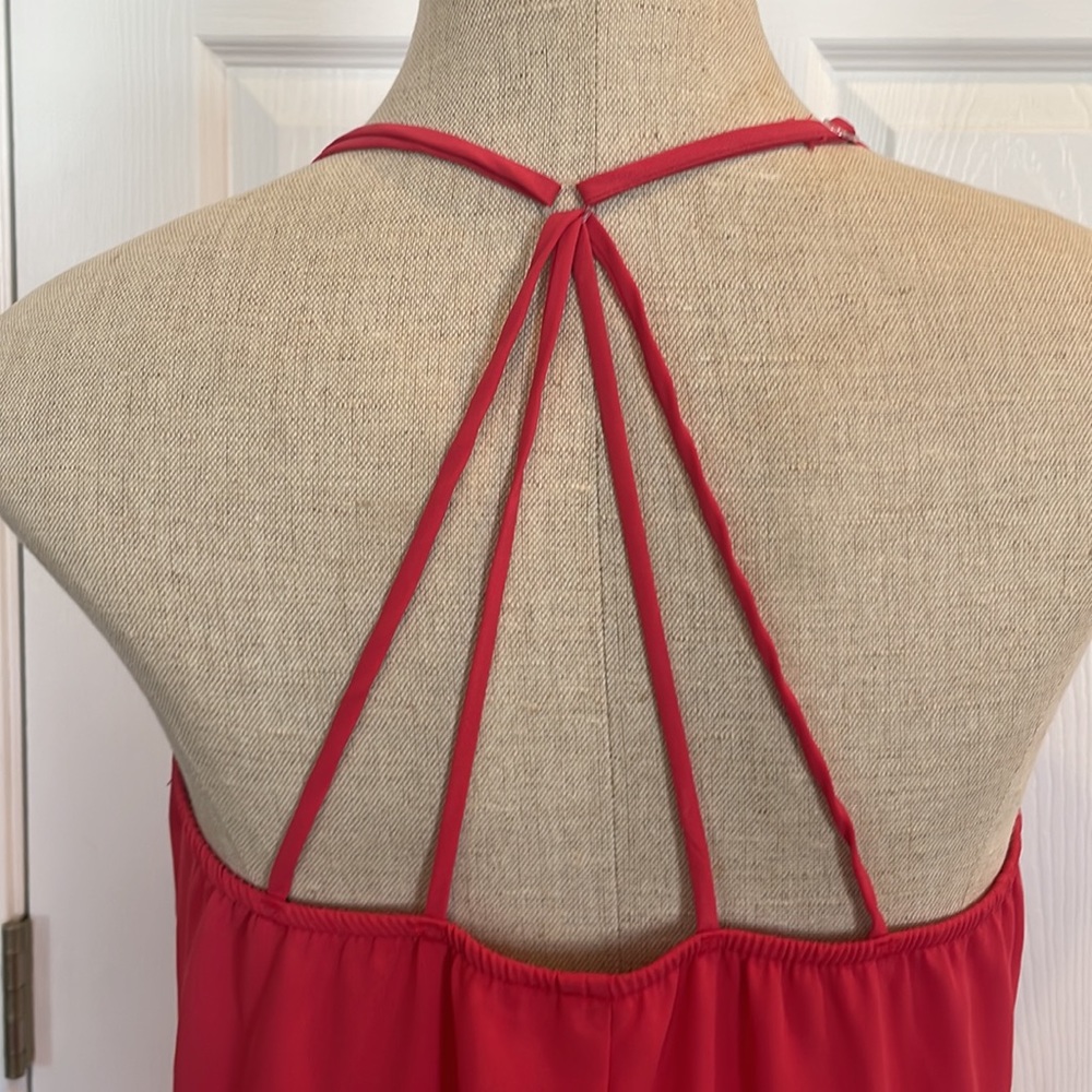 Moonlight dress red spaghetti straps